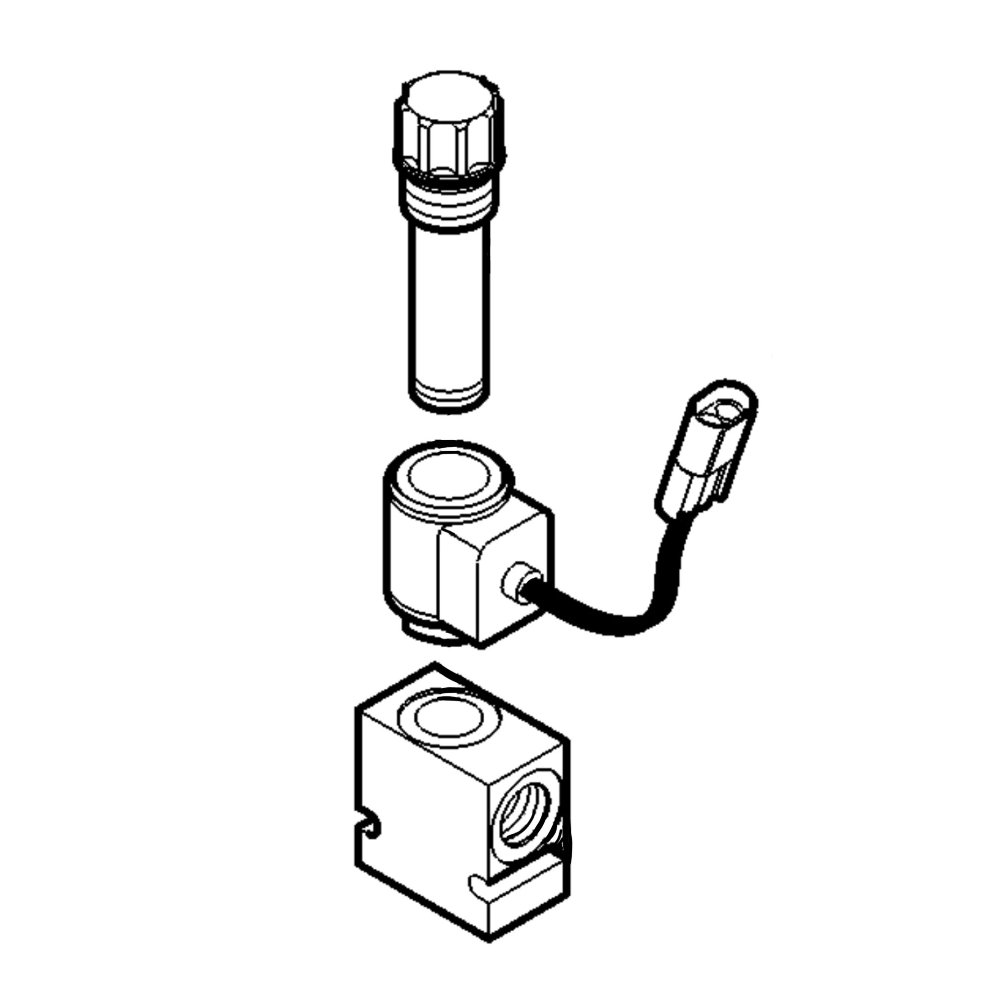 John Deere Electrohydraulic Shut Off Solenoid Valve - AW34007