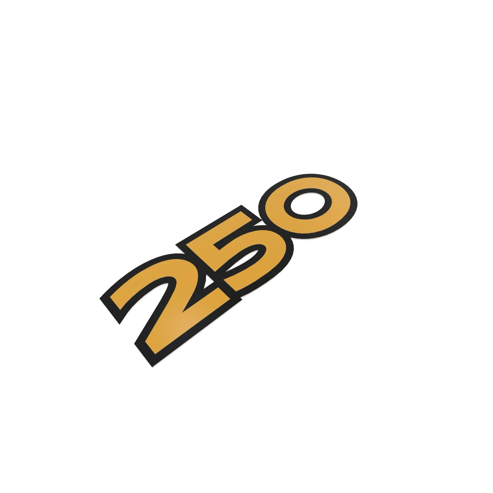 John Deere 250 Model Designator Label, Left Side - L226434