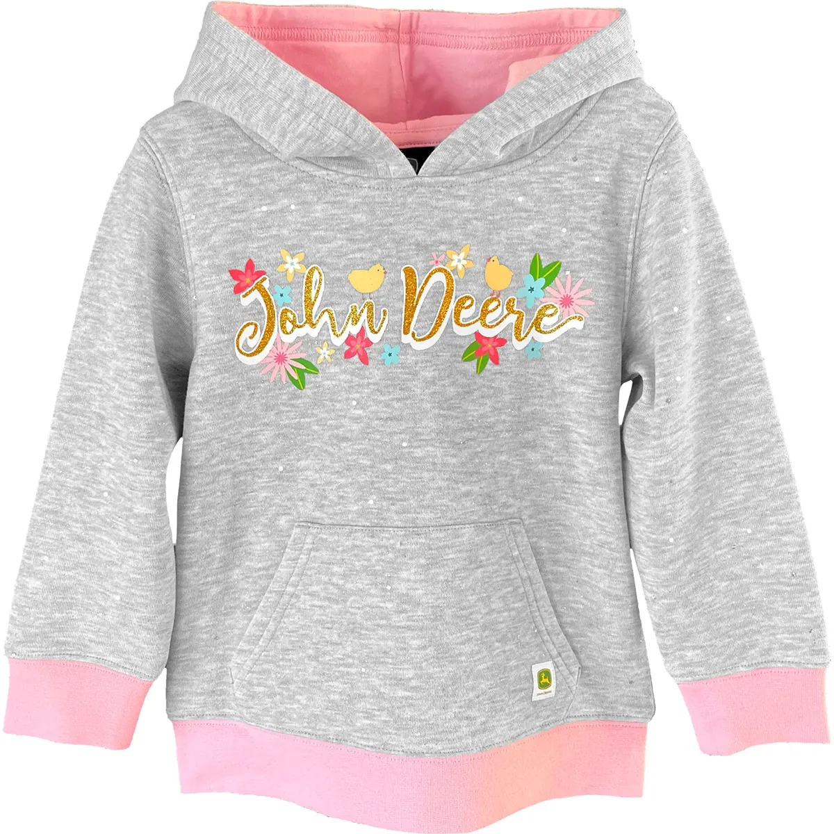 "Glitter Flower Hoodie"