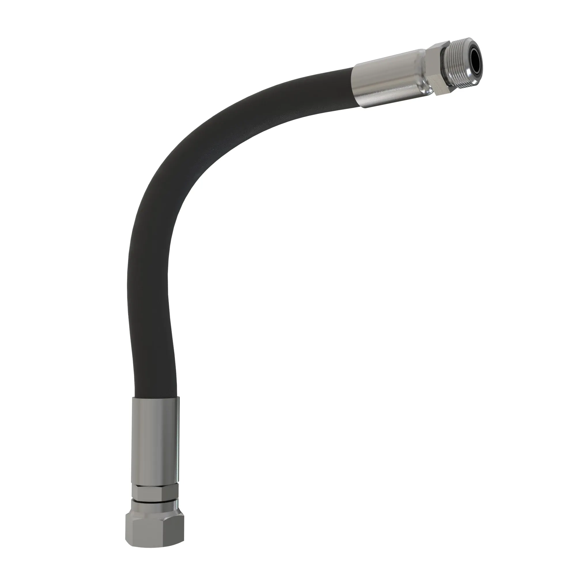 John Deere HMU LH Steering Hydraulic Hose - TA10302