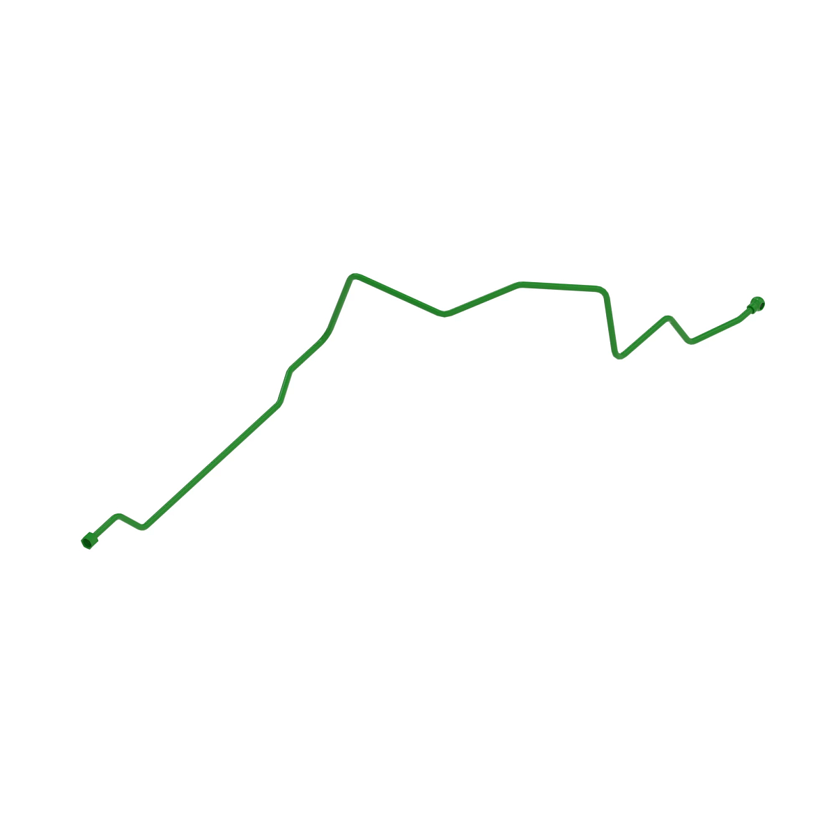 John Deere Rear Oil Cooler Supply Line - SJ34559