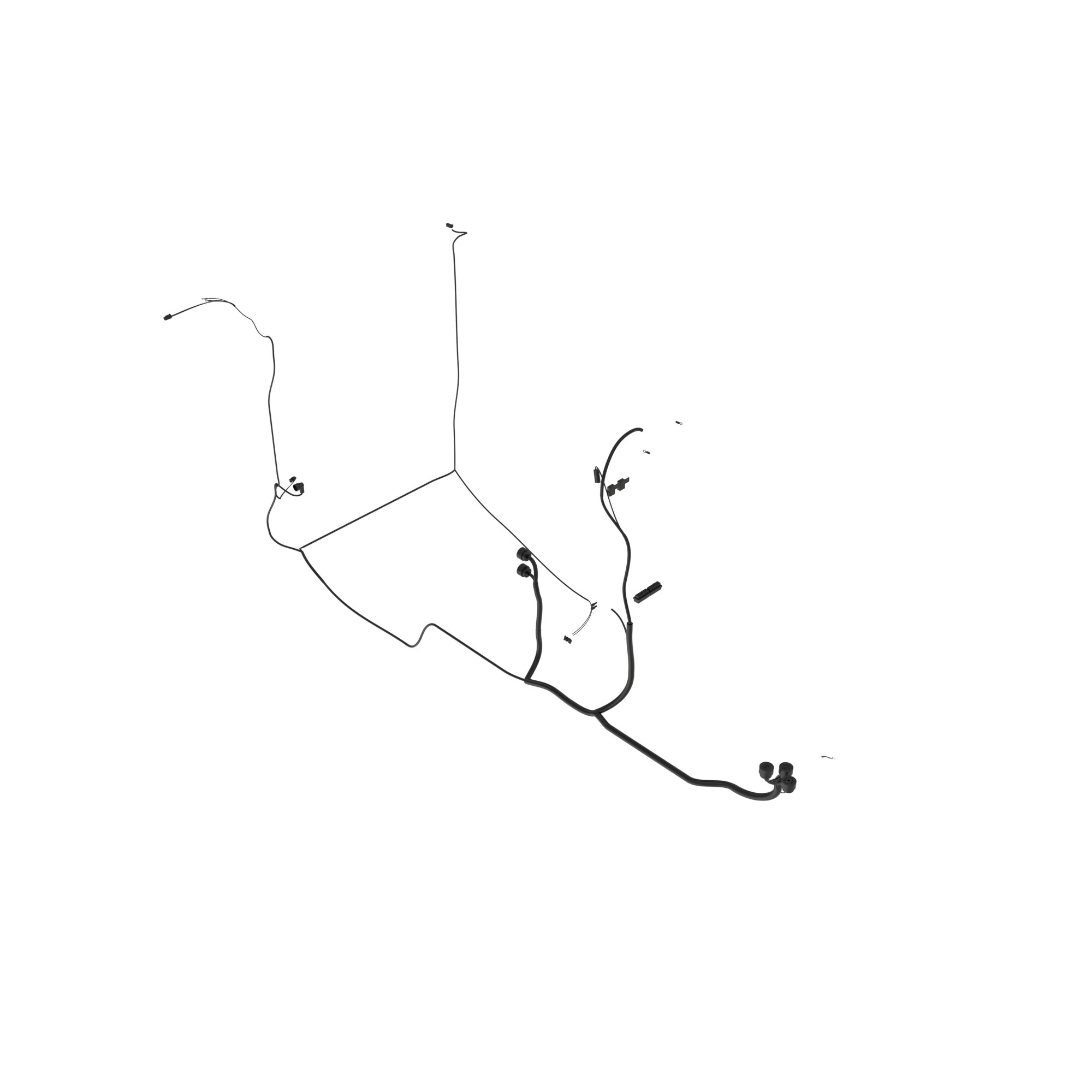 John Deere Frame Wiring Harness - F389086