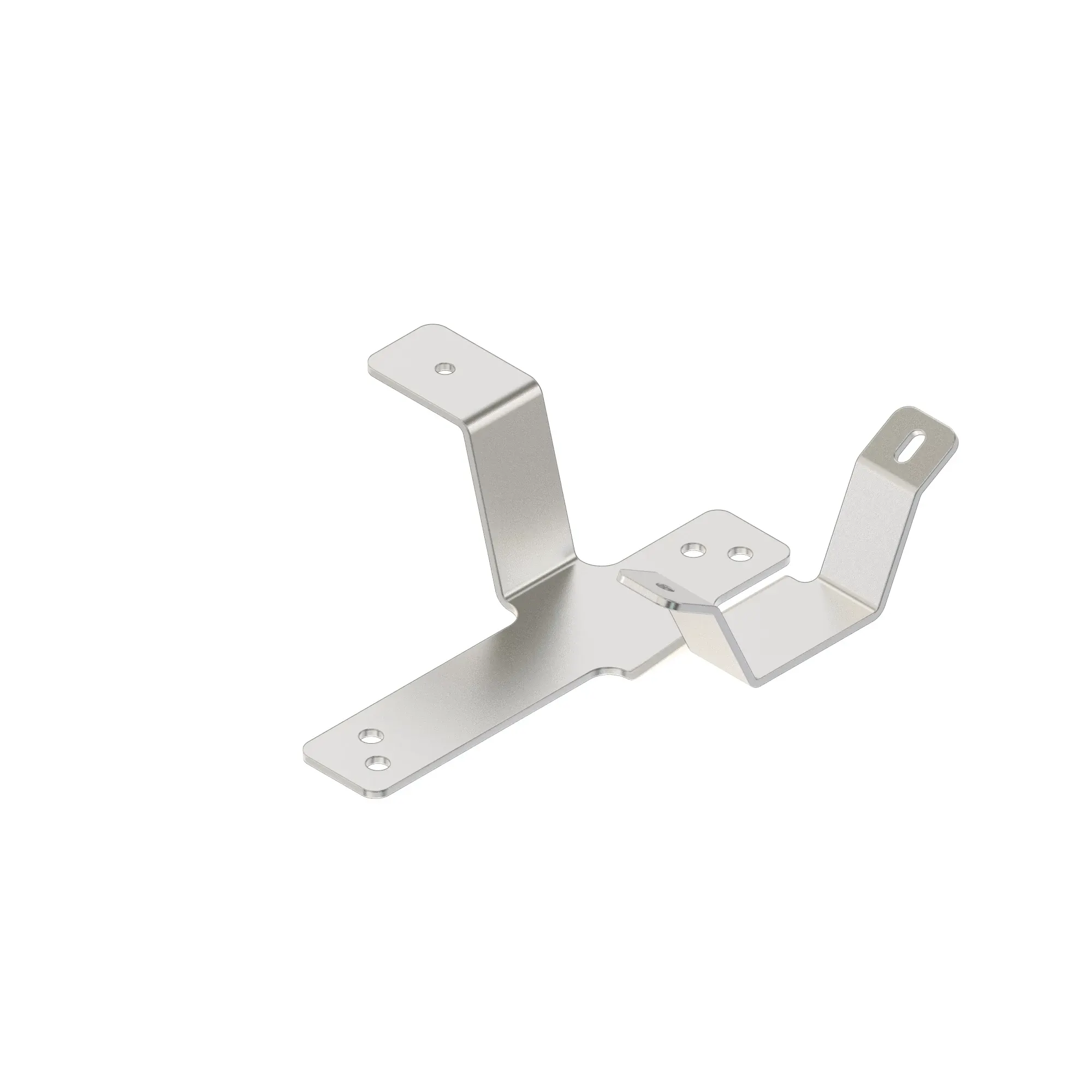 John Deere Front License Plate Bracket, Stainless Steel - L220057