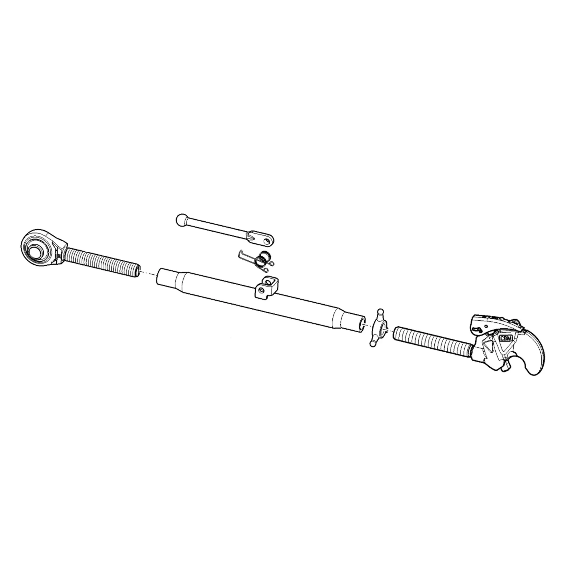 John Deere Tie Rod Assembly - ER386569