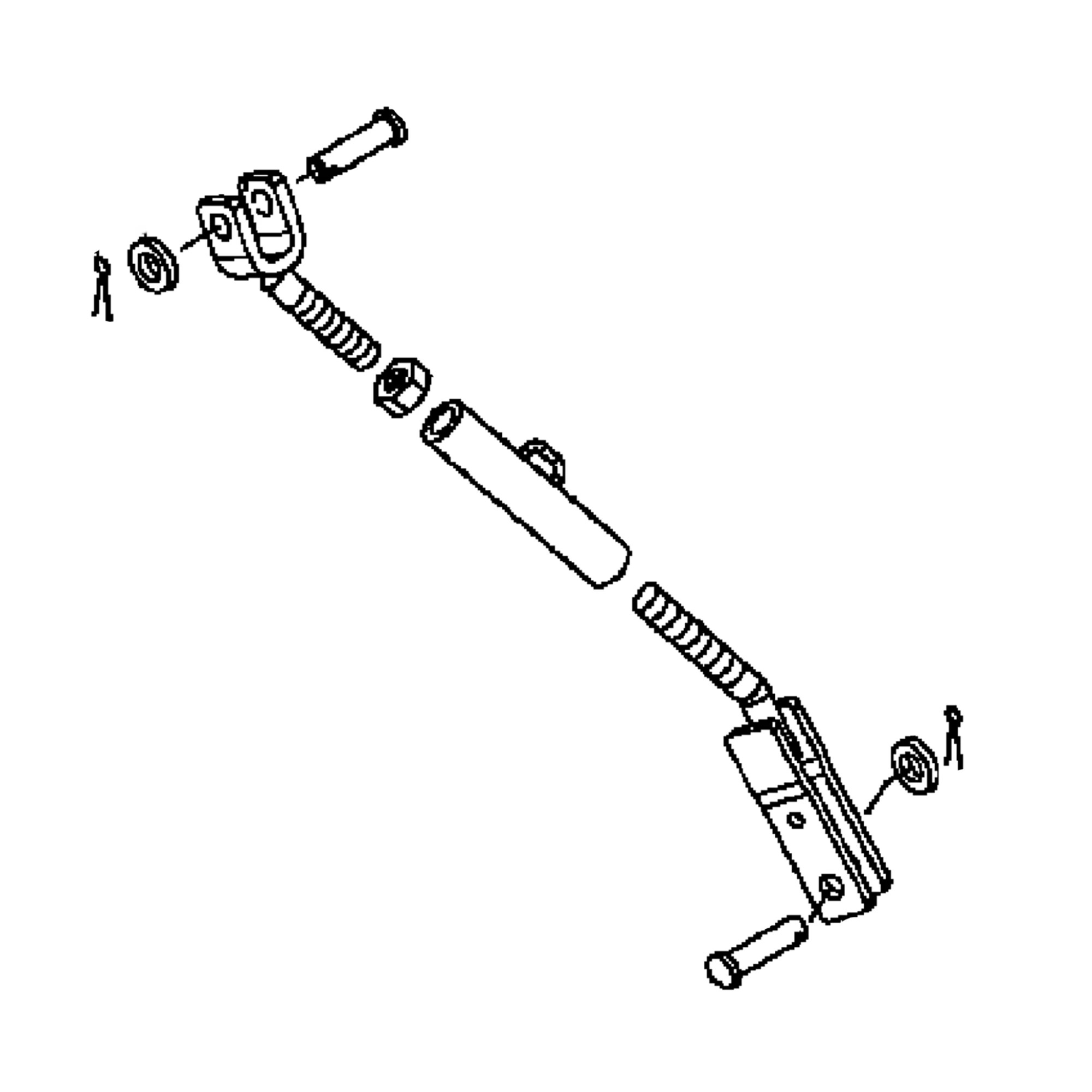 John Deere Lift Link, Right Side  - LVA802024