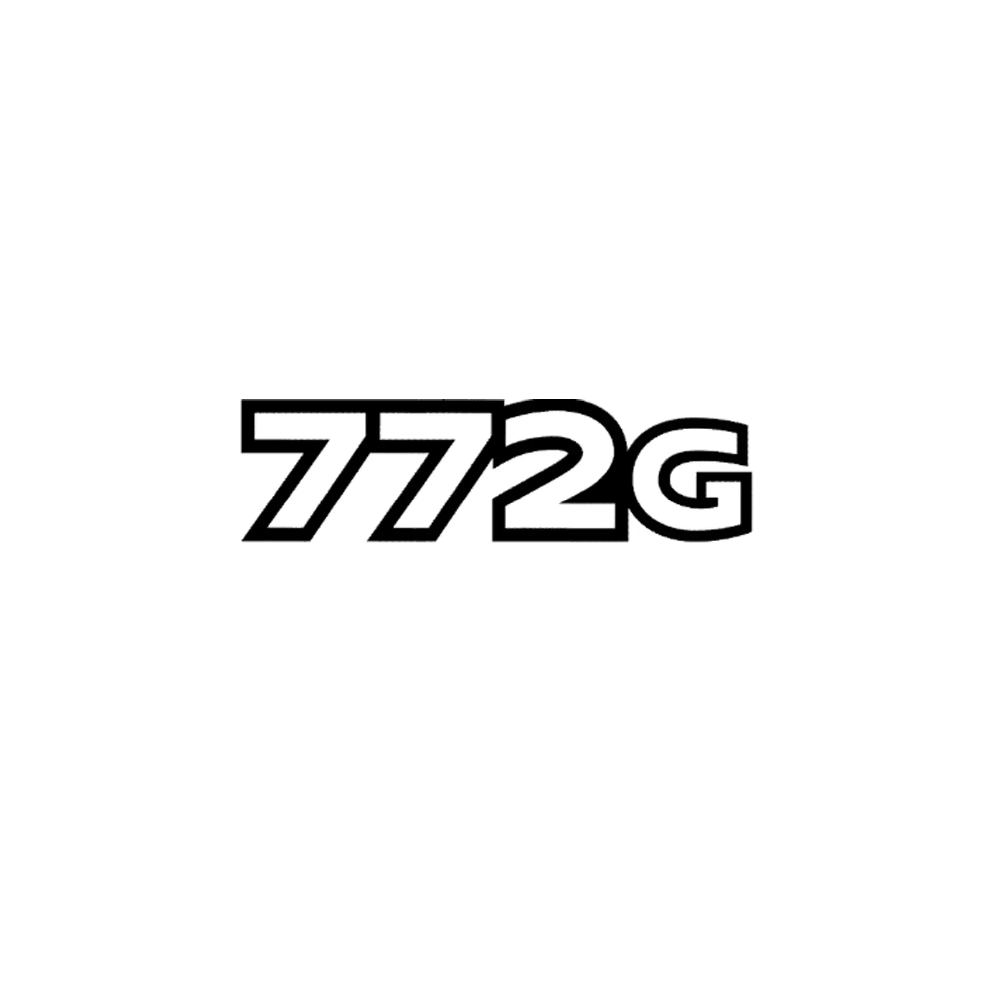 John Deere 772G Model Designation Label - T238561