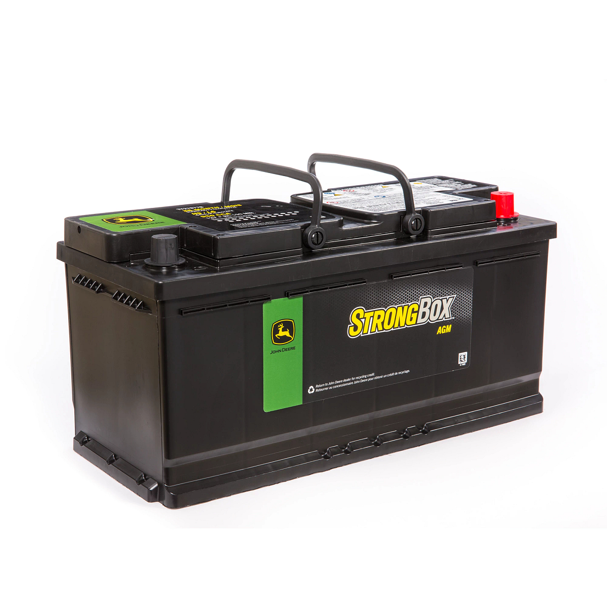 John Deere 12 Volt StrongBox™ AGM Battery, BCI H9/L6, CCA 950 - TY27877B