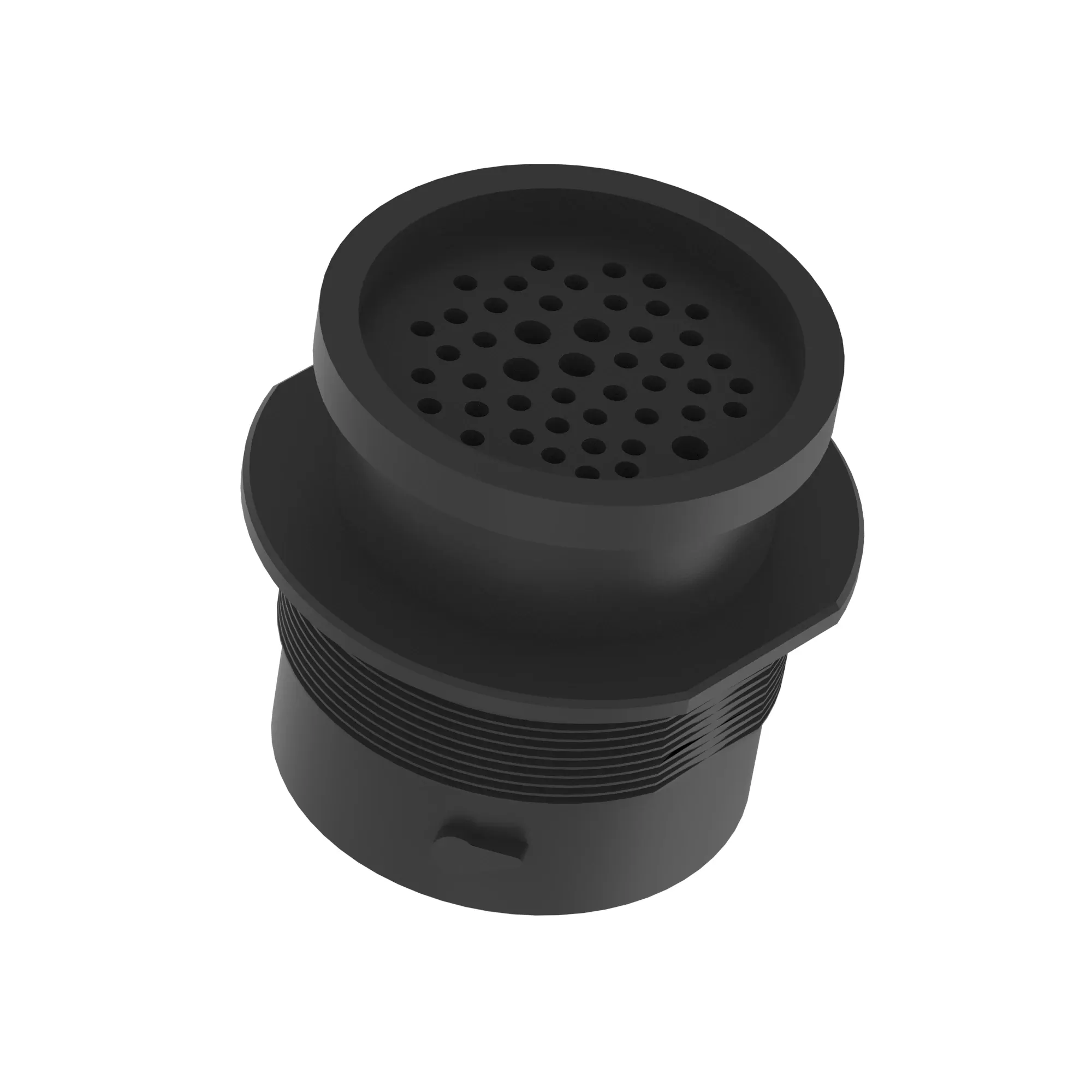 John Deere Black Internal Electrical Connector Housing, 47 Cavities - 57M11259