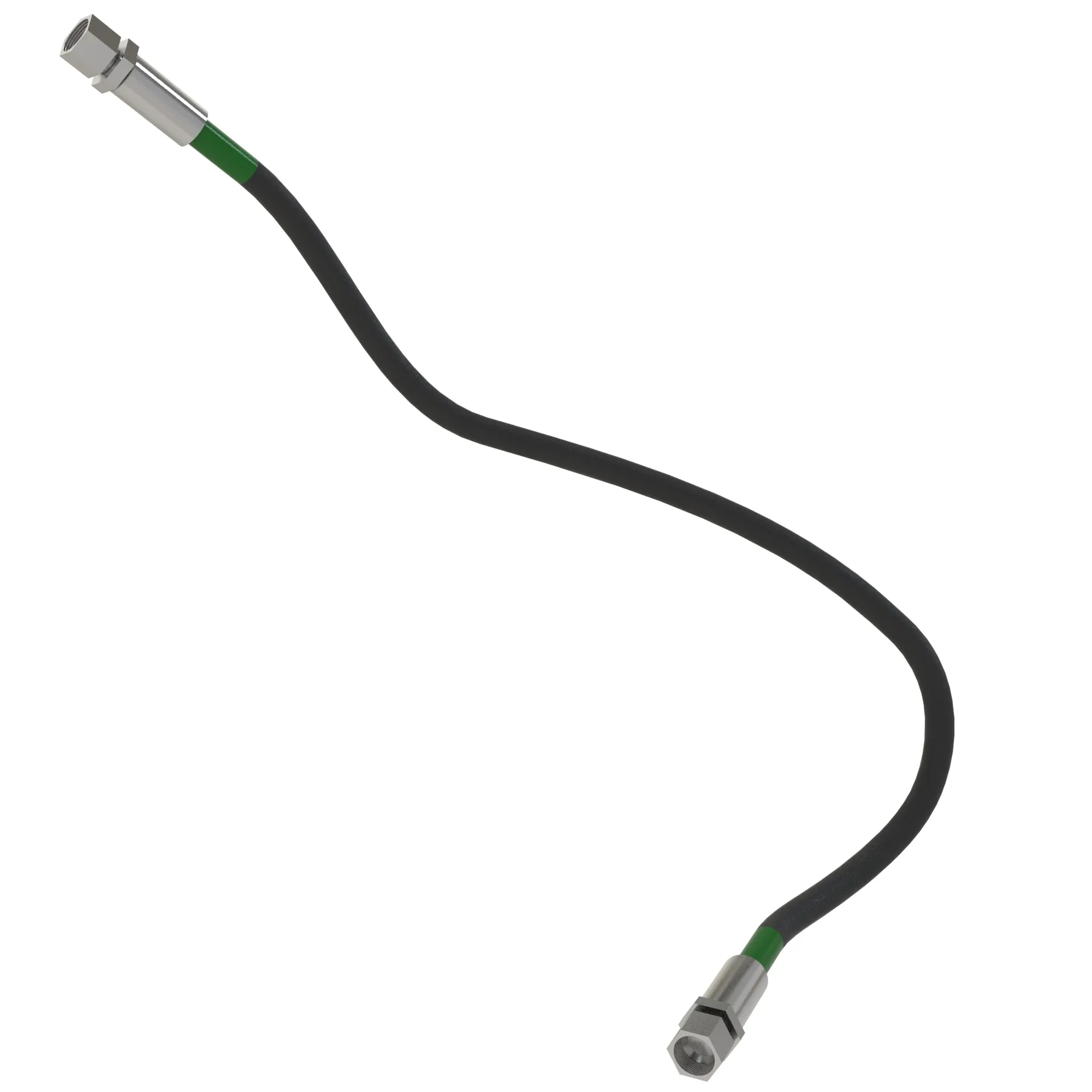 John Deere Fold Pressure Hydraulic Hose, Left Side - AA83998