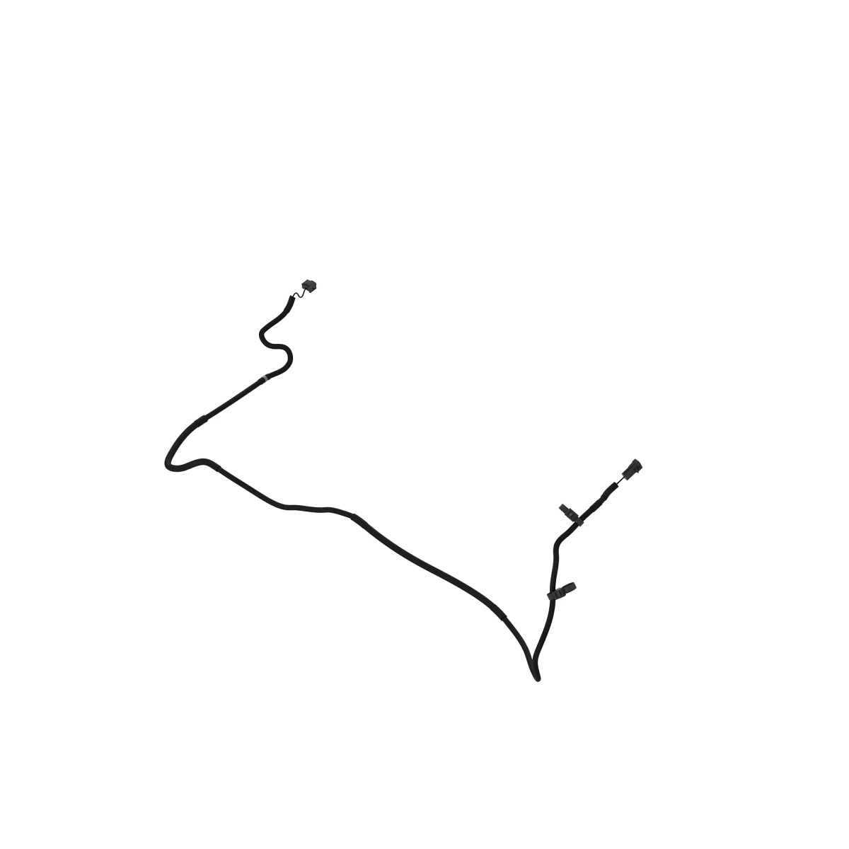 John Deere Wheel Angle Sensor Wiring Harness - AL223460