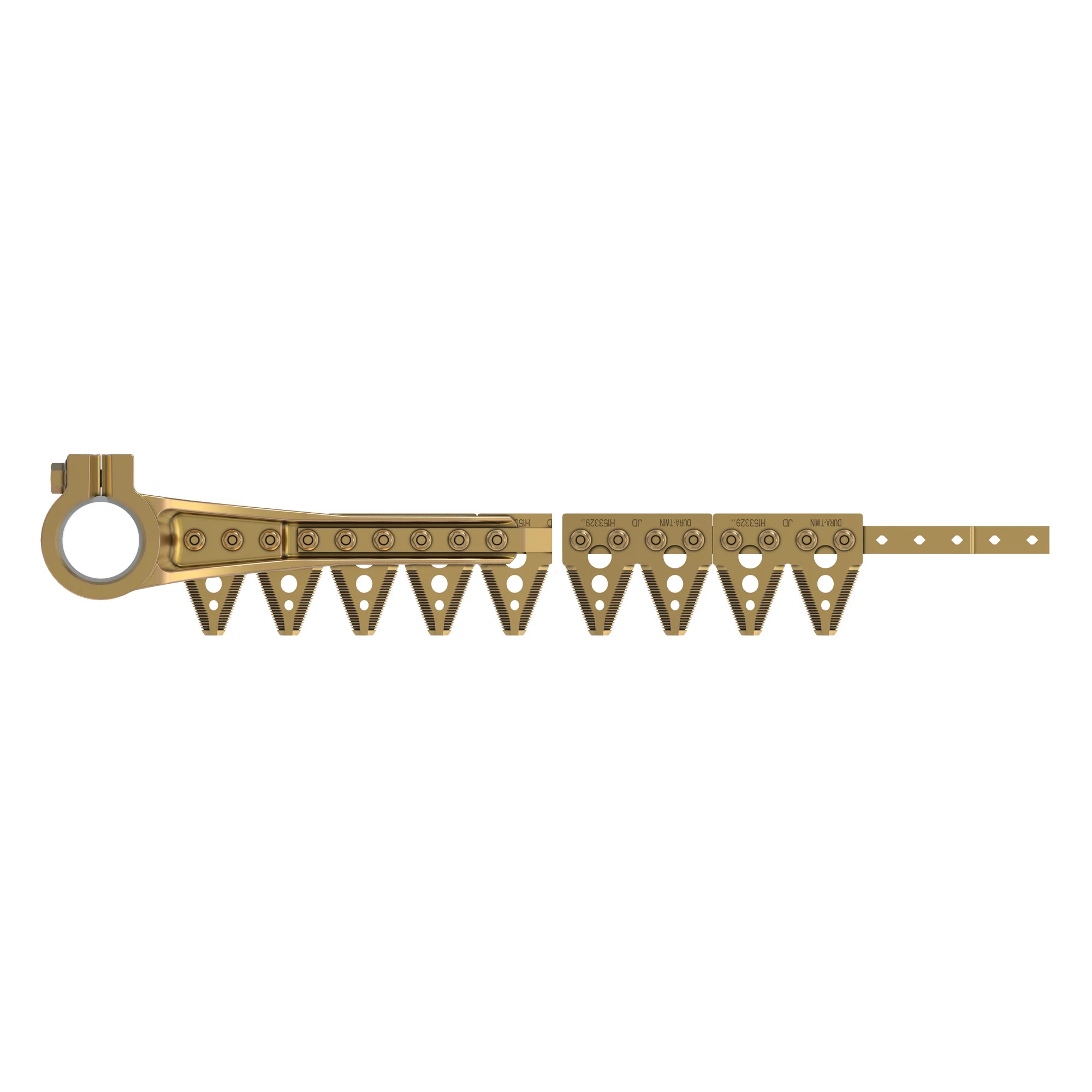 John Deere Left Side Underserrated Cutterbar, 7 Feet - AE48592