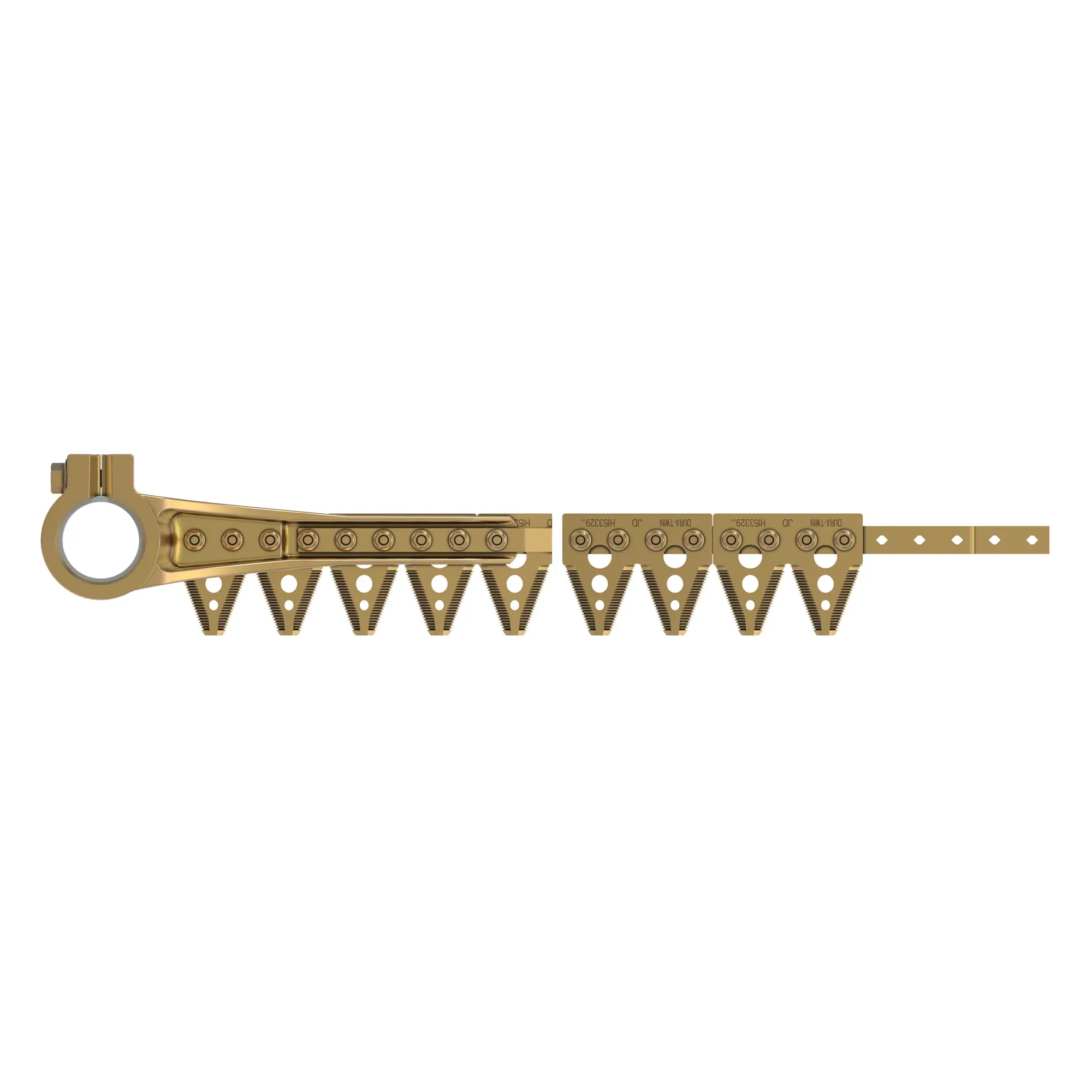 John Deere Left Side Underserrated Cutterbar, 7 Feet - AE48592