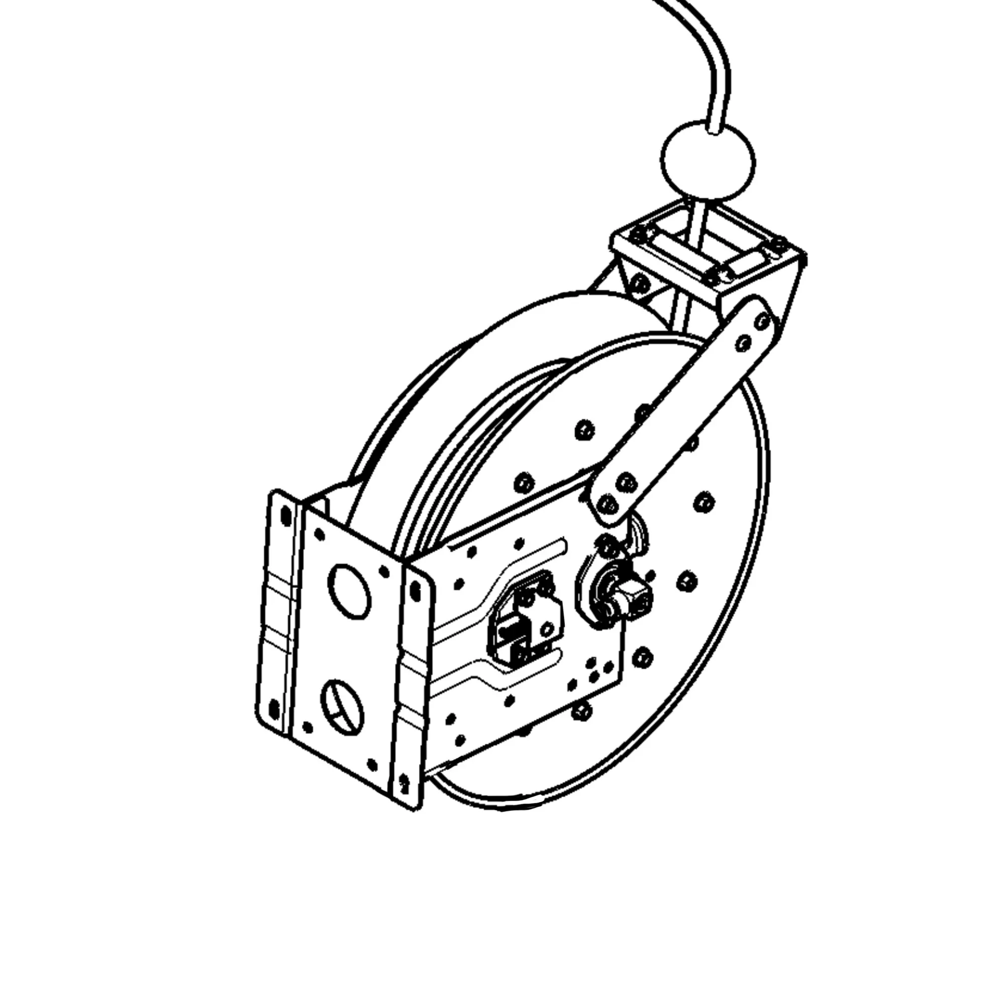 John Deere Hagie Pressure Washer Reel - 5HG690984