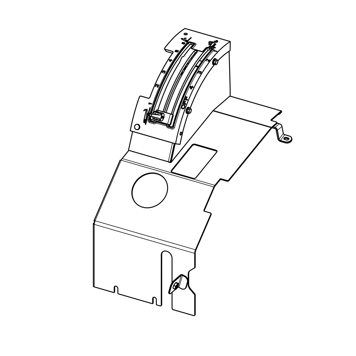 Rear Floor RH With Quadrant