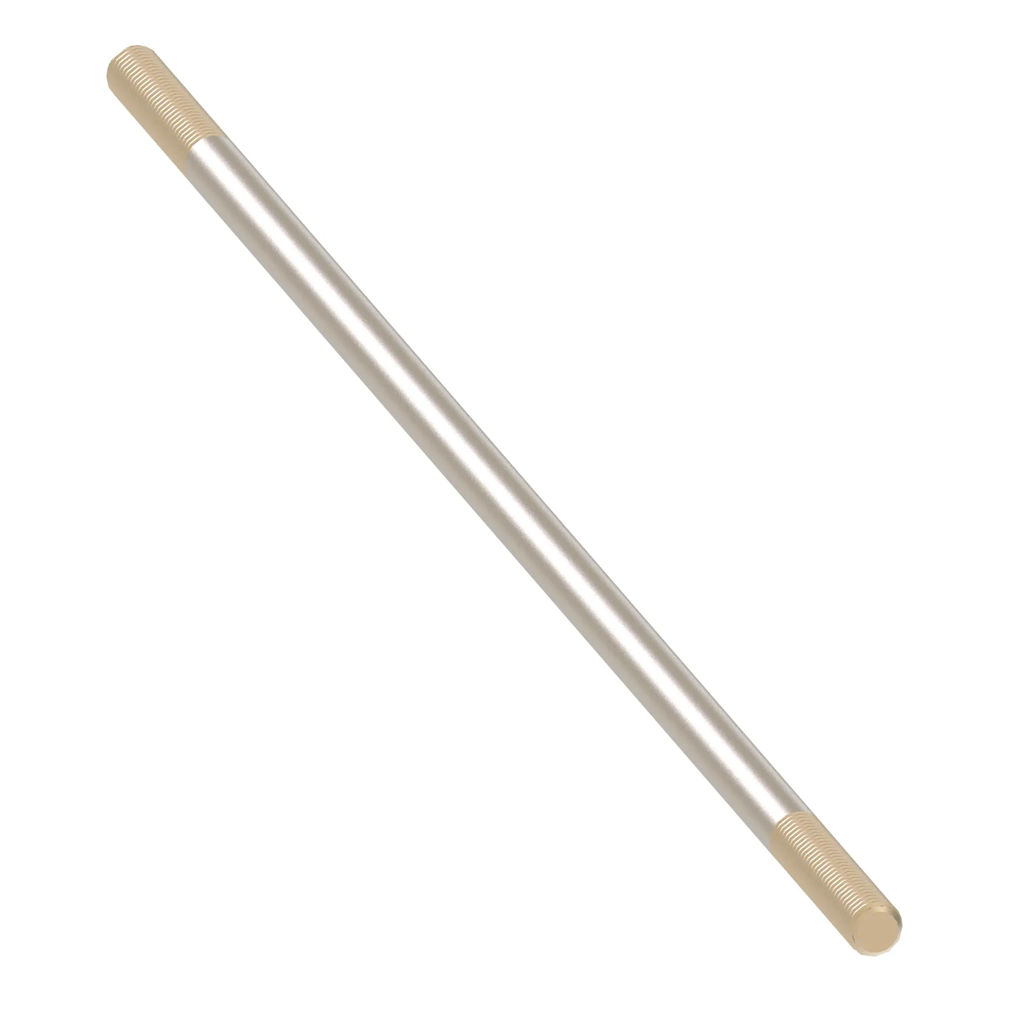 THREADED ROD, 1/4-28 x 10.25"L GR5-YZ