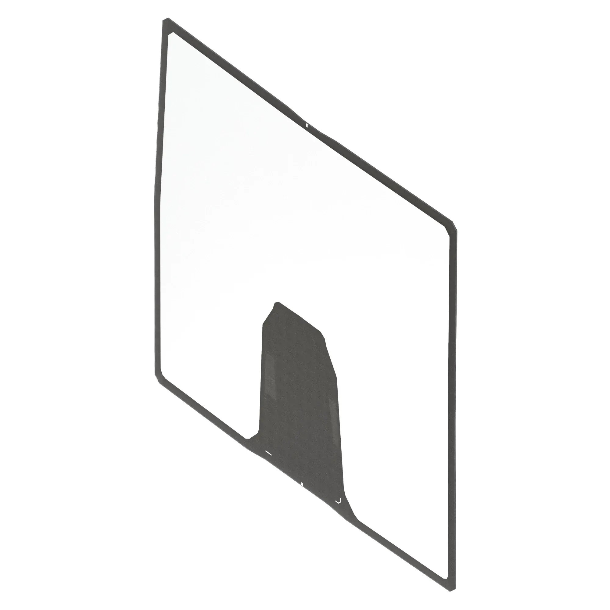 WINDSHIELD, LAMINATED, 1750 CAB