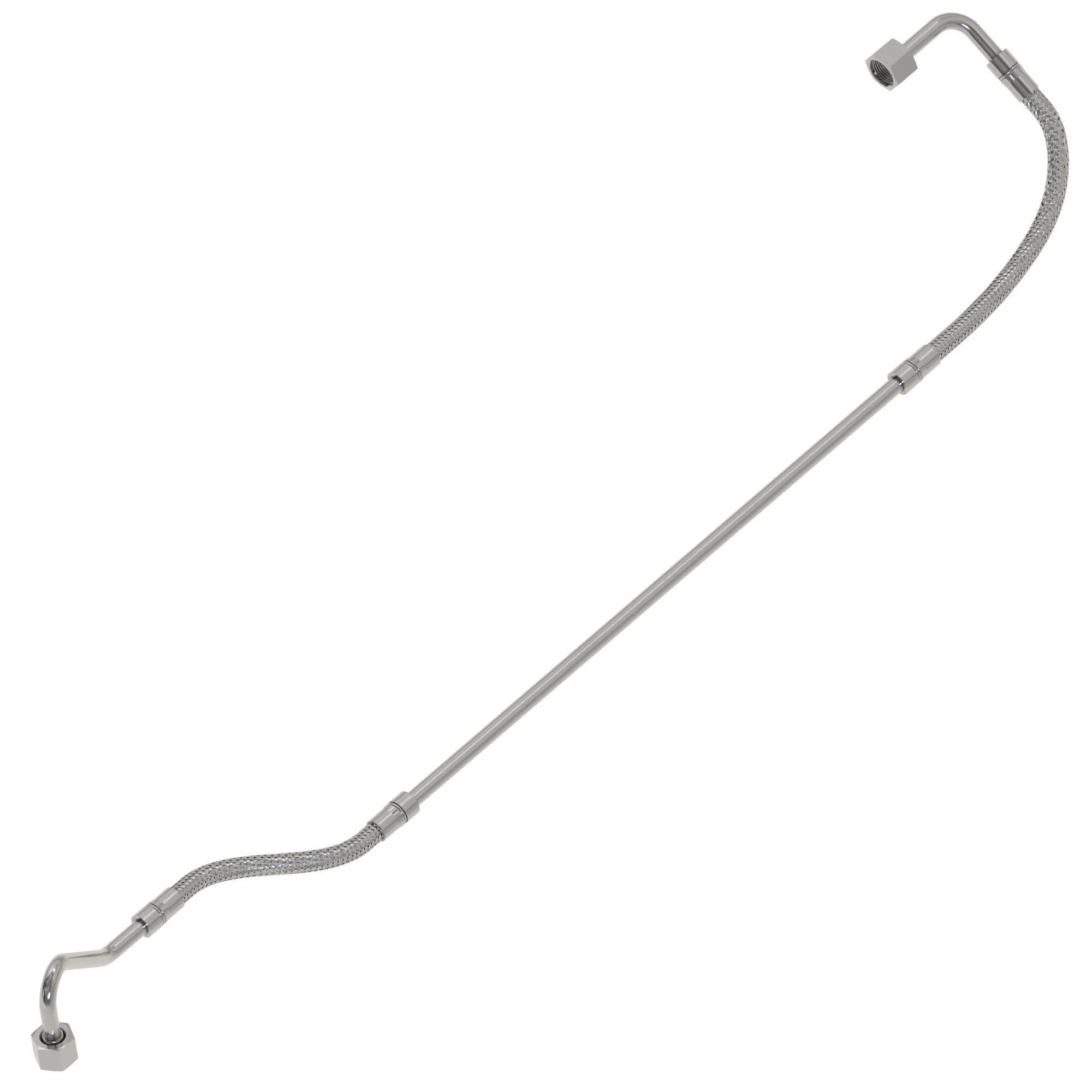 LINE, EXHAUST THROTTLE COOLANT RETU