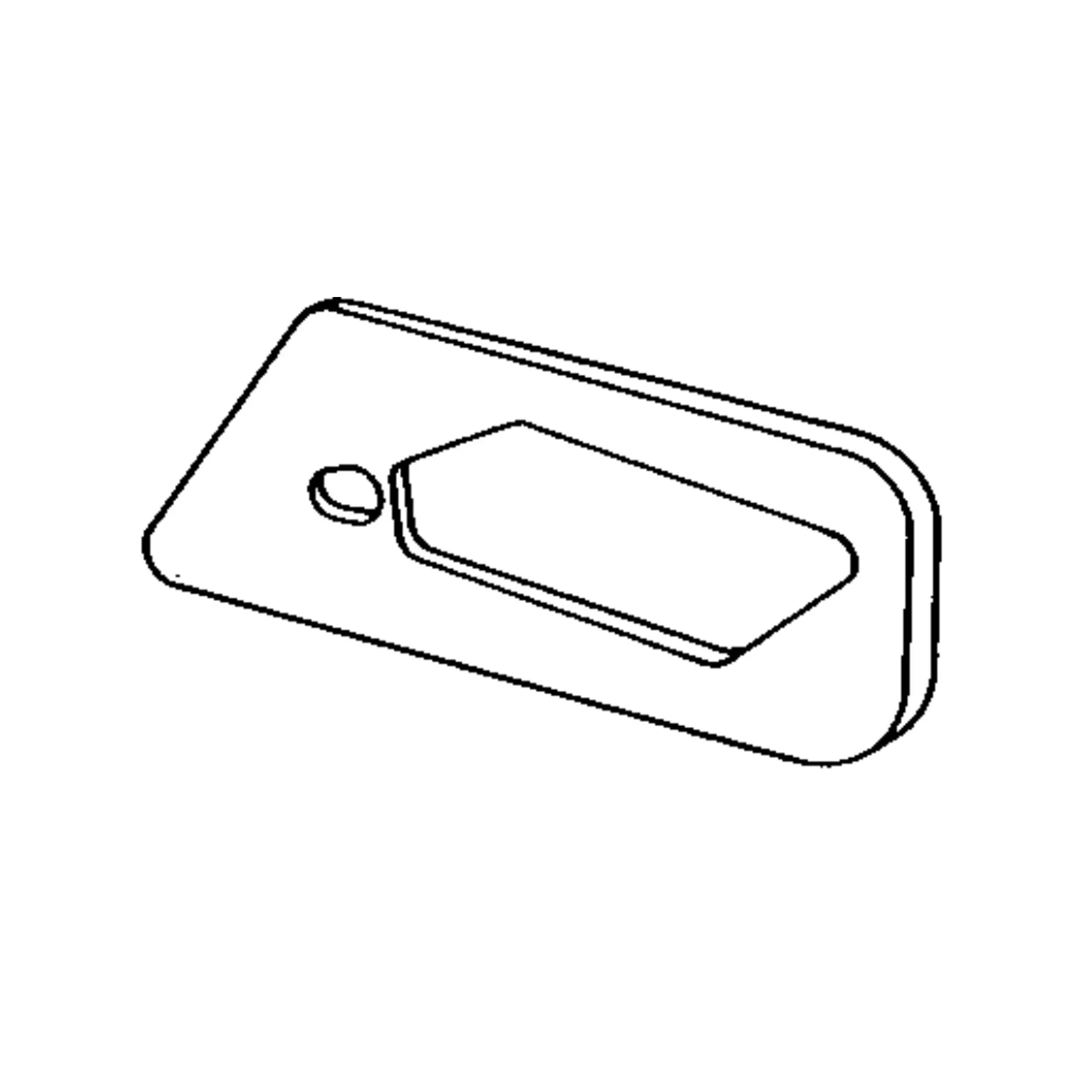 John Deere Mulch Landside Wedge - A22031