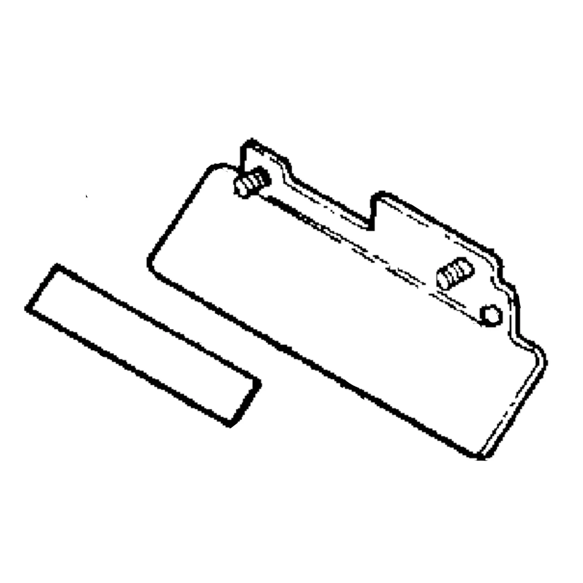 John Deere Discharge Assembly Deflector - AM128278