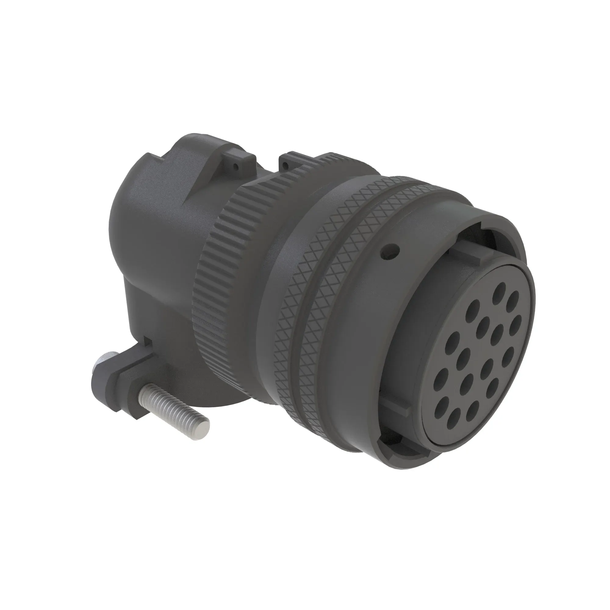 John Deere Black Internal Electrical Connector Housing - 57M16443