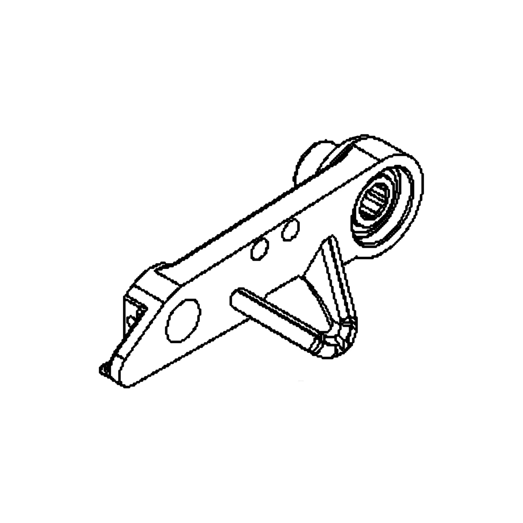 John Deere Feed Roll Arm with Bearing, Left Side - AFH202197