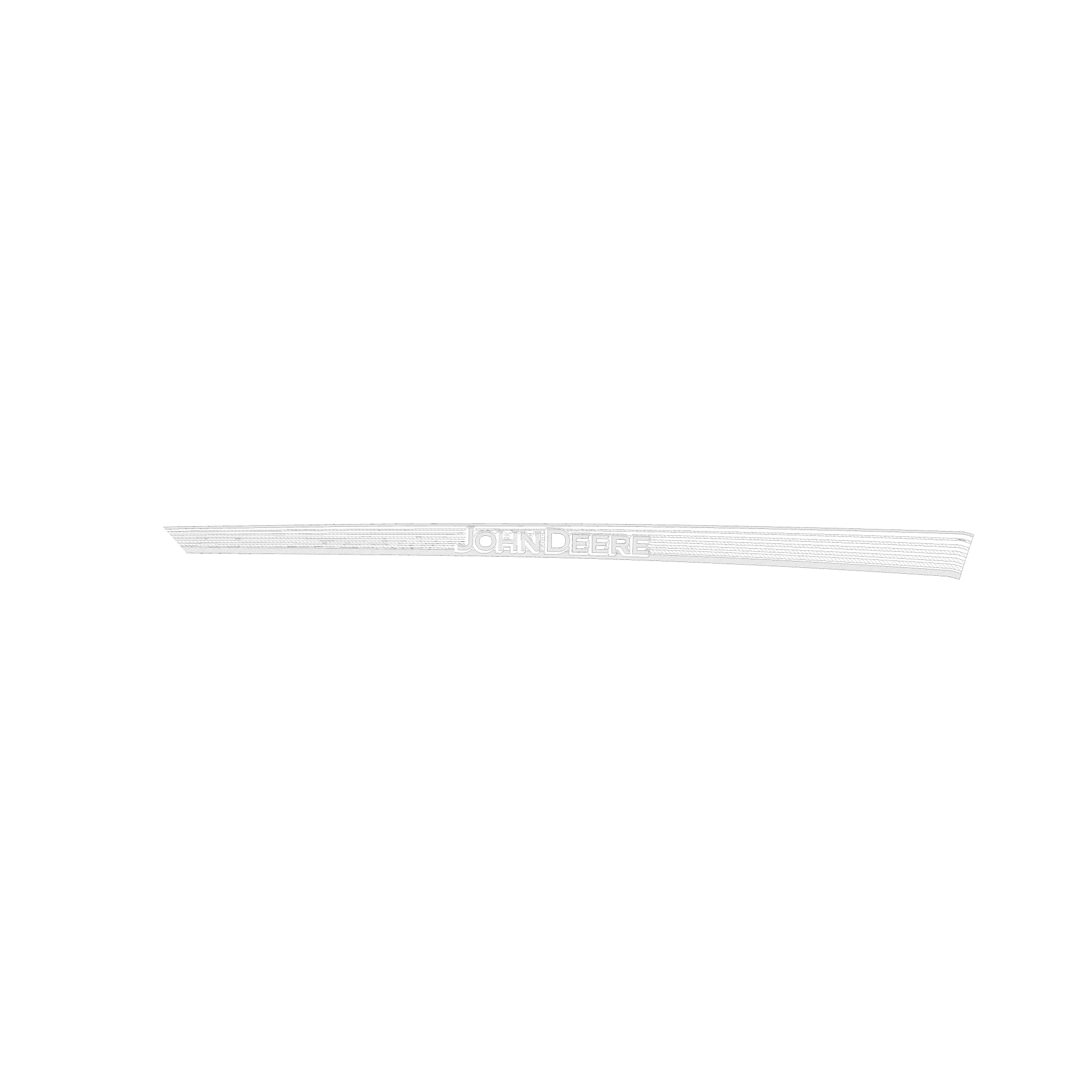 John Deere John Deere Label, Right Side - HXE157389