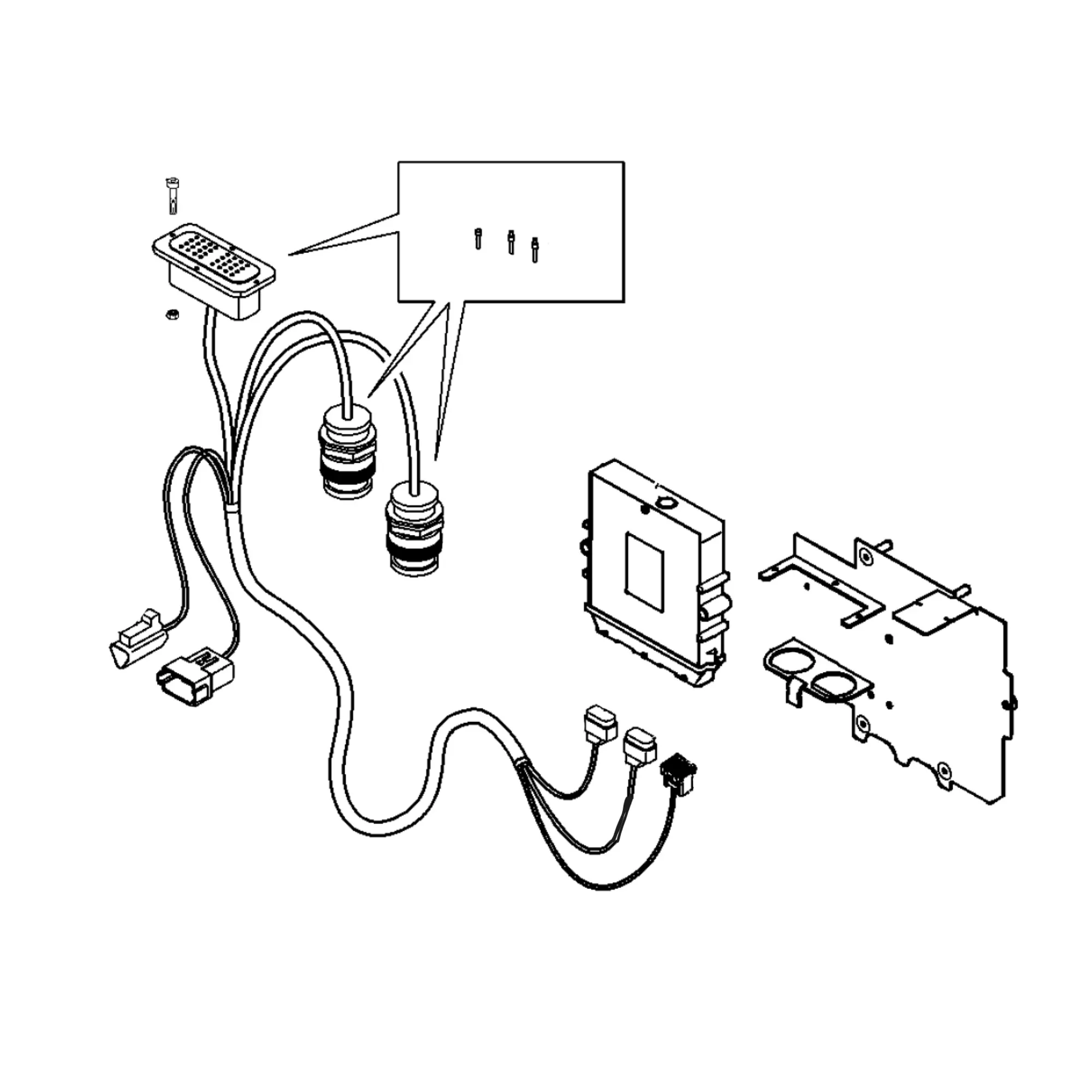 John Deere Wiring Harness - F663434