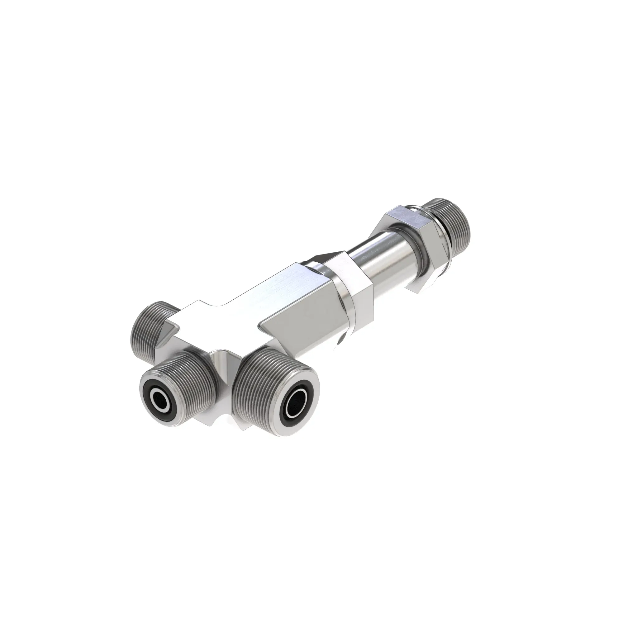 Throttle CHECK VALVE (0,25 MPA) W/ GUIDED SPRING PRIORITY SHUTTLE VALVE, MW14-MW54