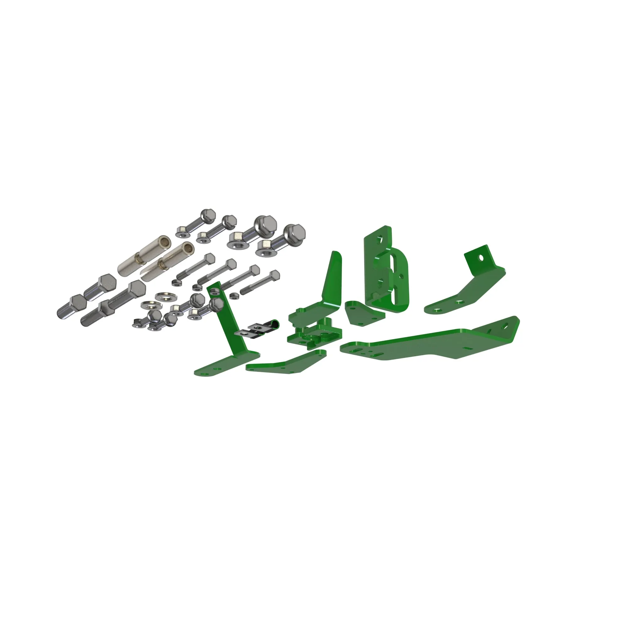 John Deere Base Frame Mounted Braided Cab Kit - AKK43033