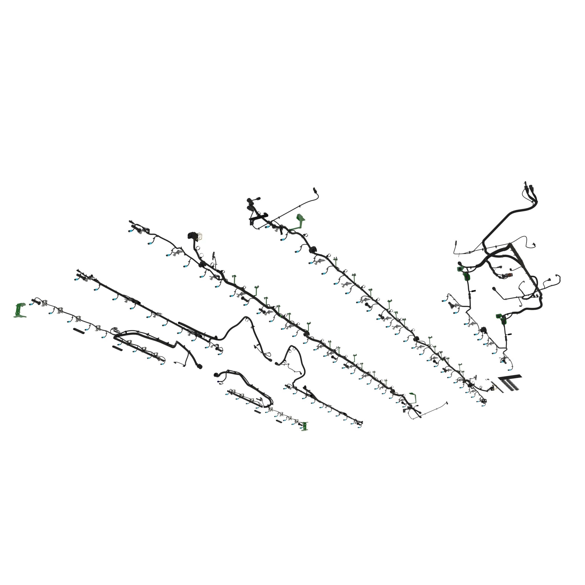 John Deere ExactApply™ Boom Plumbing Sprayer Nozzle Kit, 120 feet, 15 inch Spacing - BKK11387