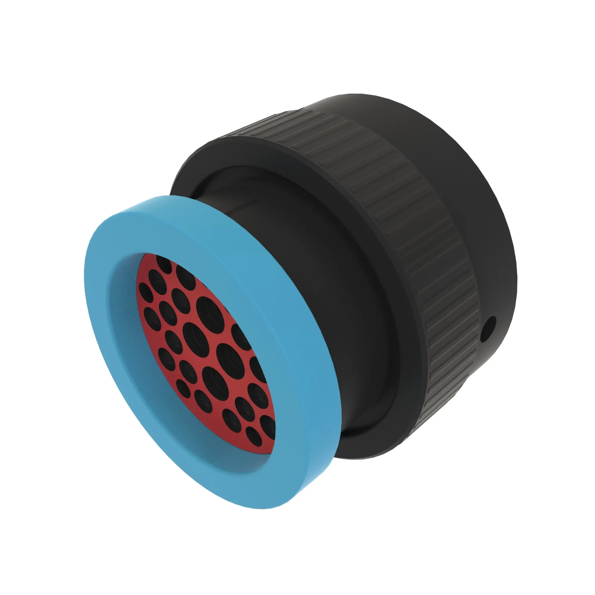 CONN DEUTSCH HDP20 29W MS BLK PLSTC