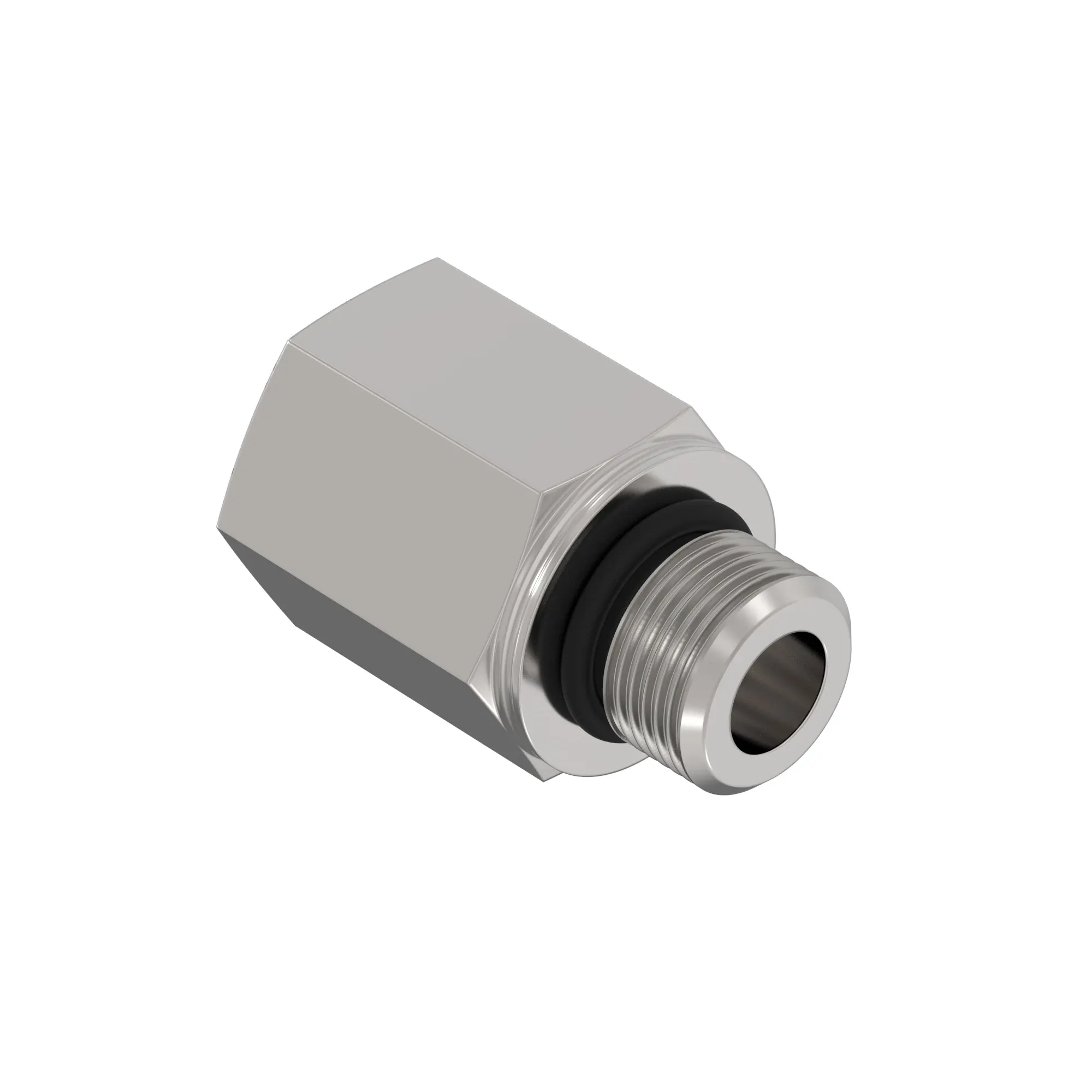 John Deere External to Internal Thread Metric Adapter Fitting - RE595730