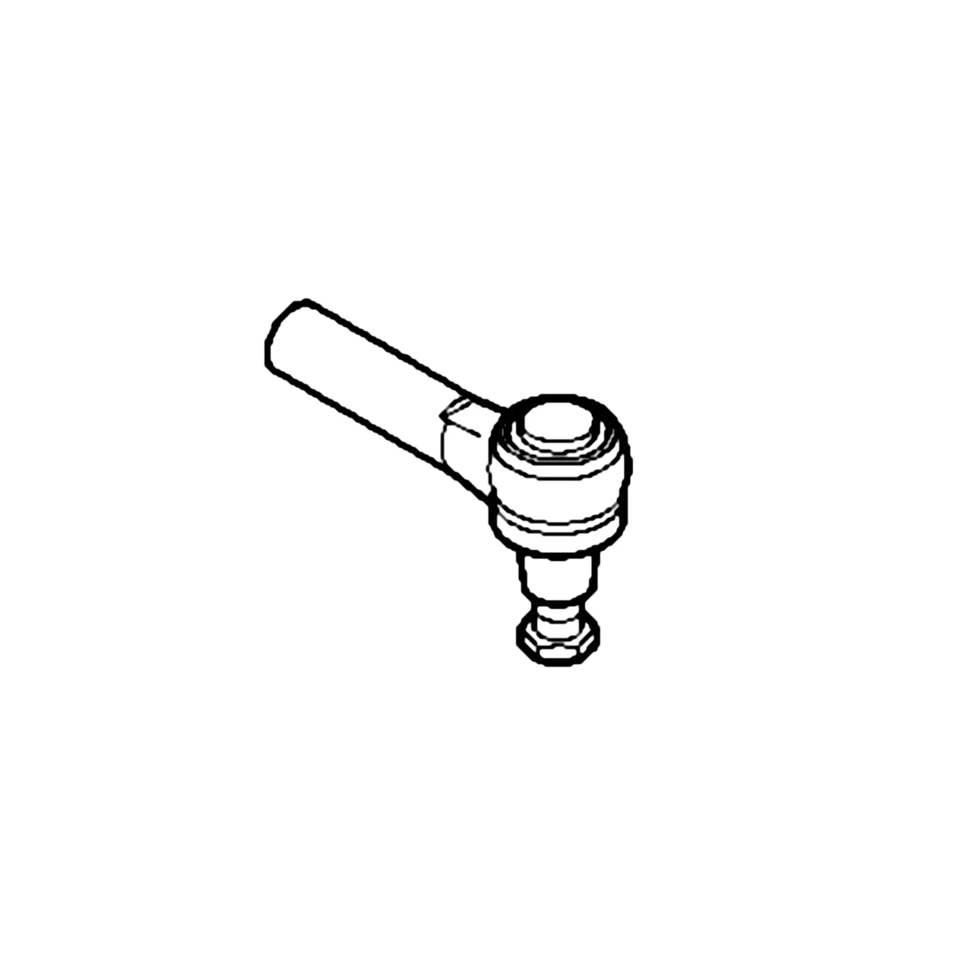 John Deere Steering Linkage Tie Rod End - AZ101176