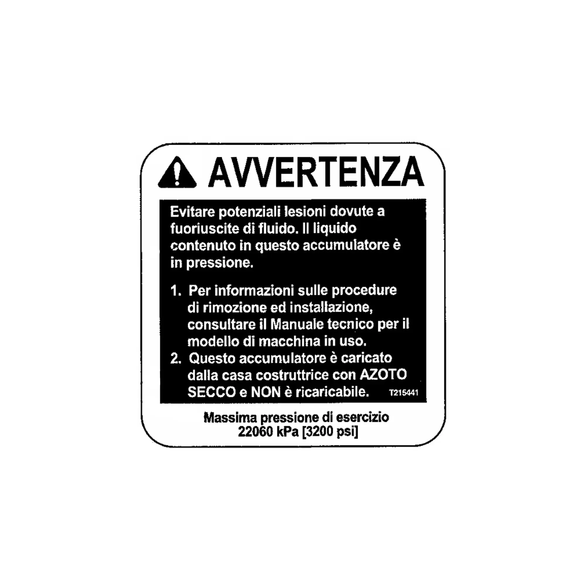 John Deere Safety Sign - T215441