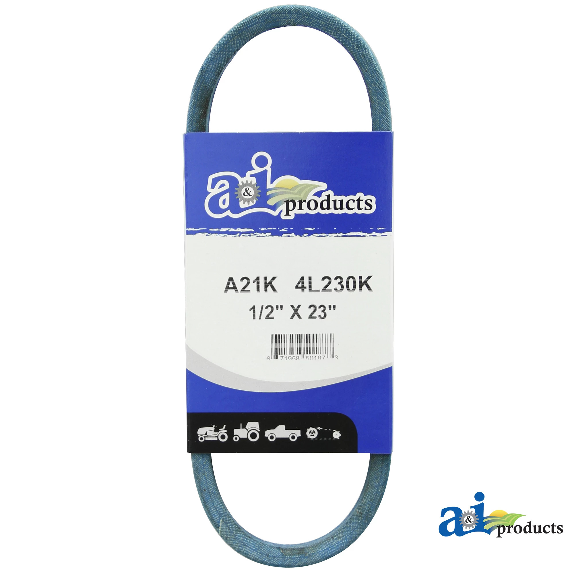 A&I Products V-Belt, Effective Length 587 mm (23 inch) - A-A21K