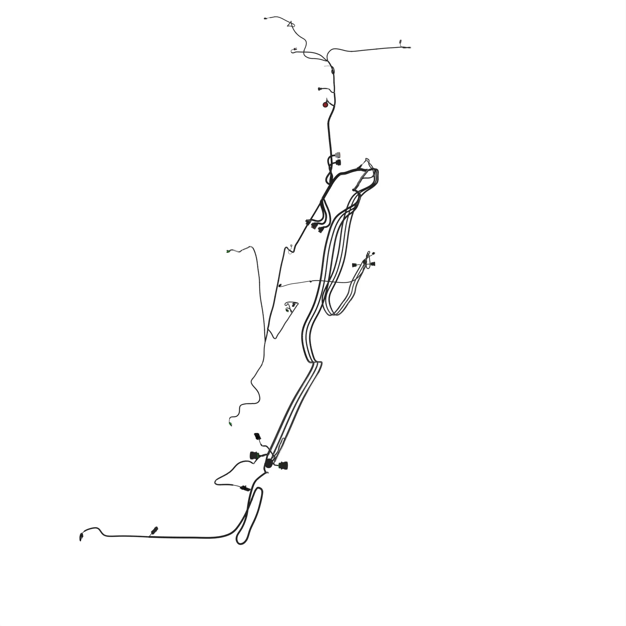John Deere Front Chassis Wiring Harness - AKK21519