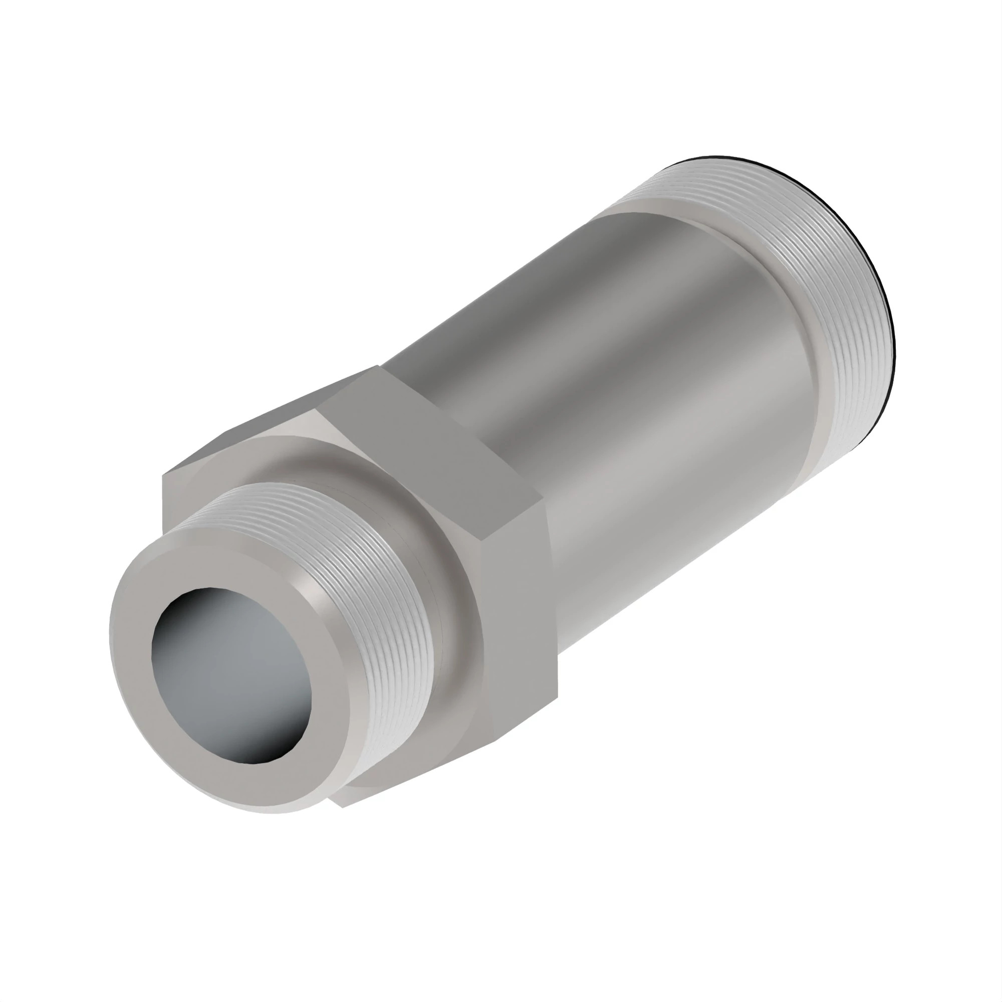 STUD STRGHT, LONG ORFS W/METRIC HEX