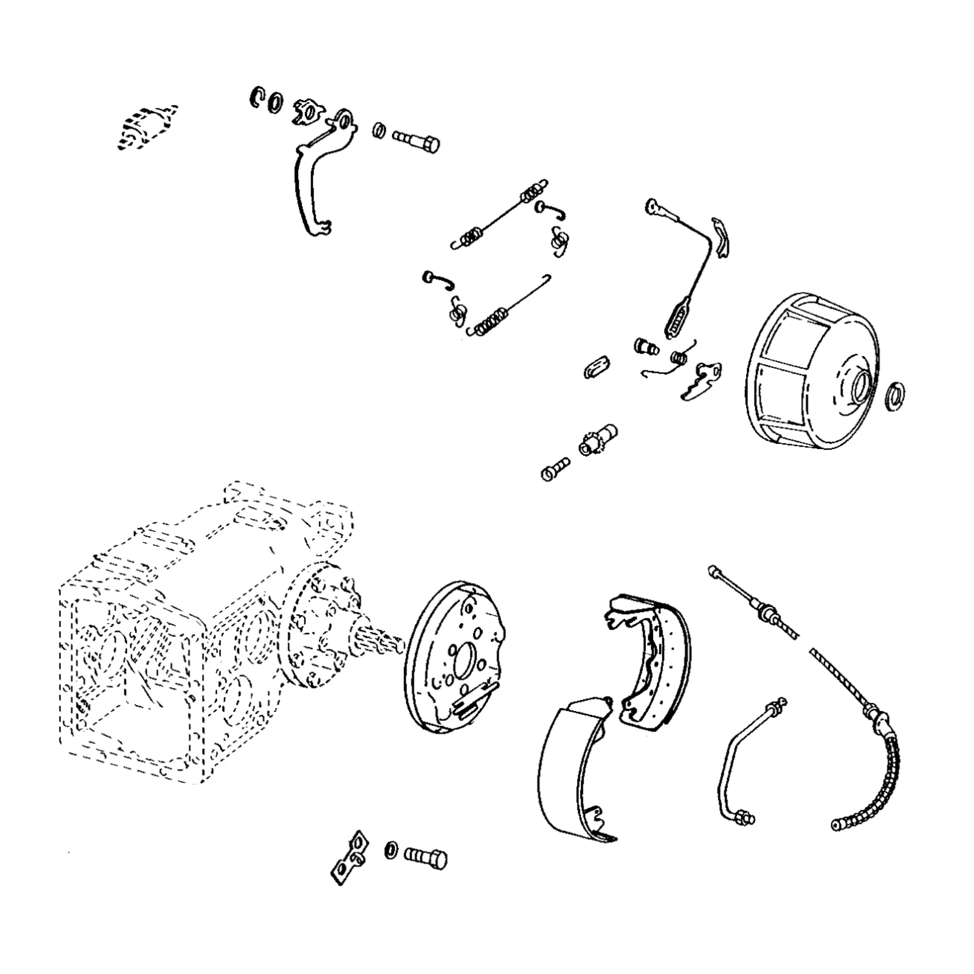 John Deere Brake Assembly, Left Side - AN274305