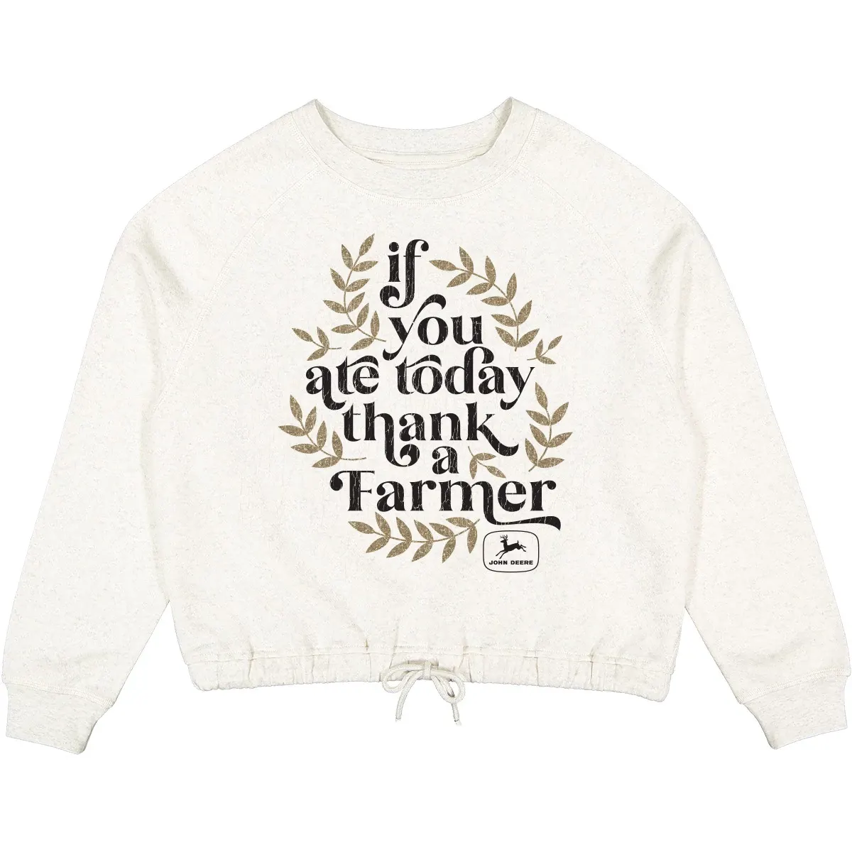 Thank a Farmer - Womens Cropped Crewneck