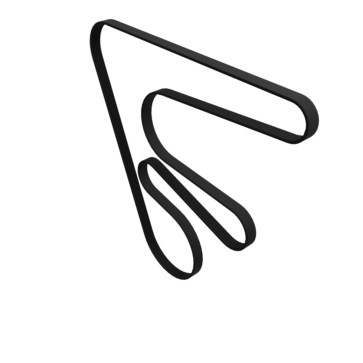 John Deere PK Section Engine Fan Drive V-Belt, Effective Length 2480.0 mm (97.6 inch) - DZ118736