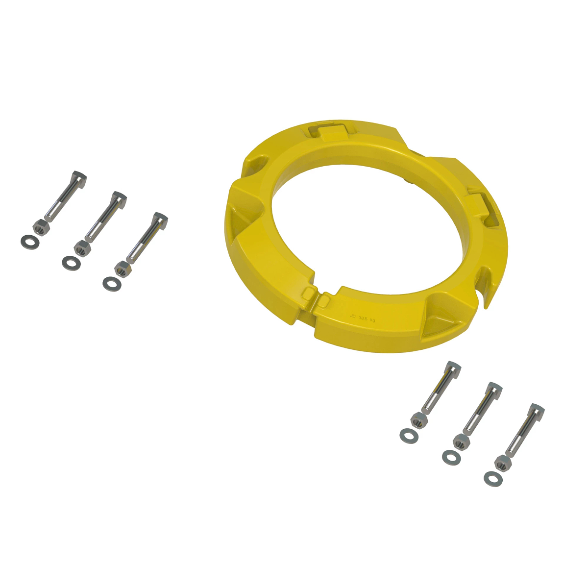 AR56632; A975E; Weights; Ballasting; Weights and Ballasting; Rear wheel weight set 77 kg; Rear Wheel Weight Set; Rear wheel weight set 170 lb