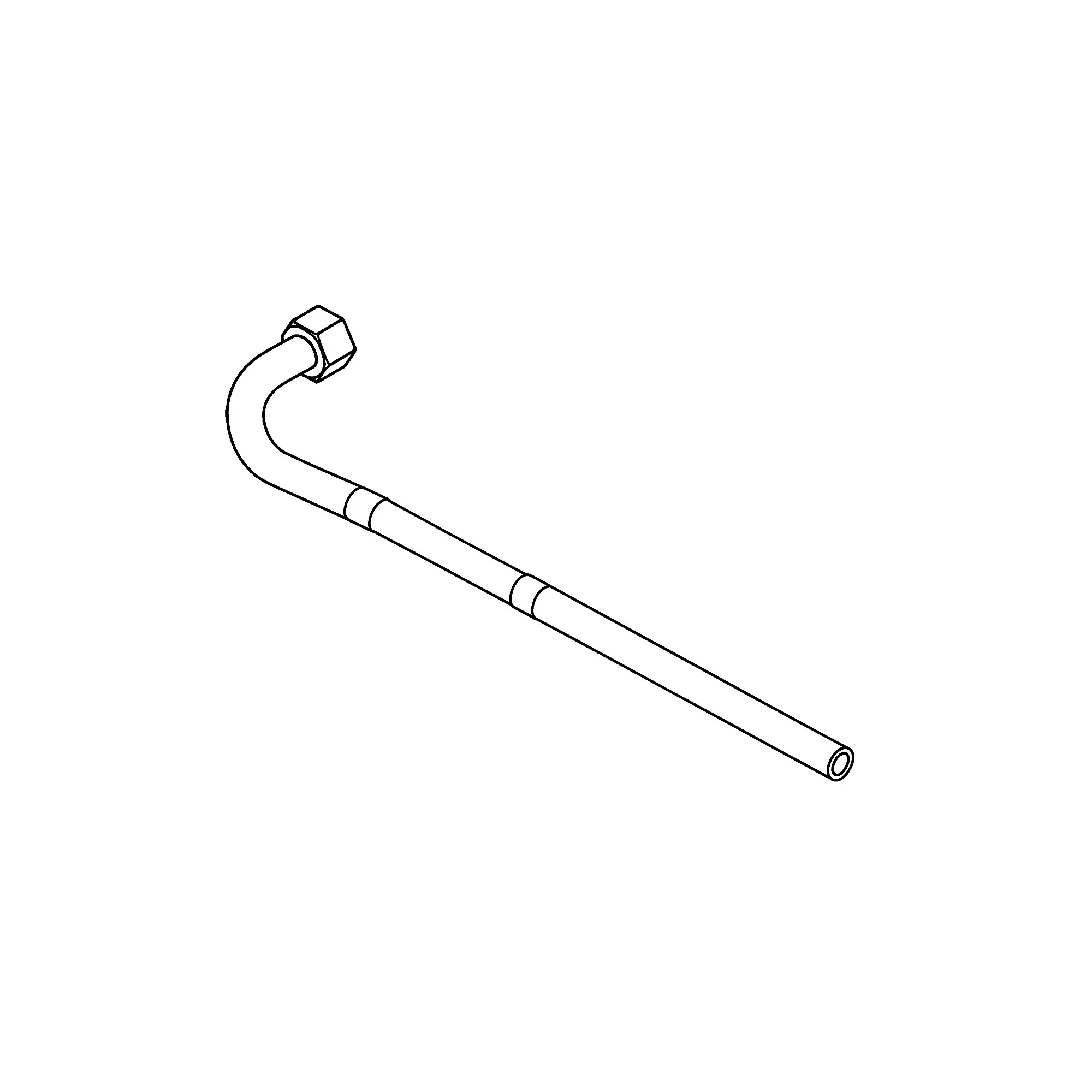 John Deere Coolant Supply Line - RE543226