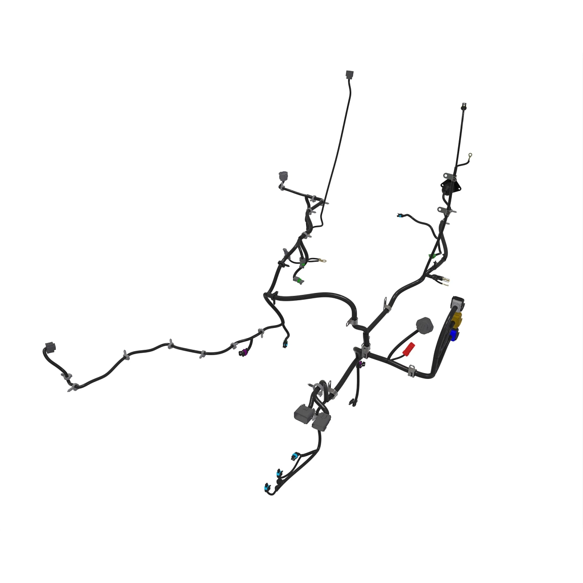 Wiring Harness, 12X12 Rear Harness