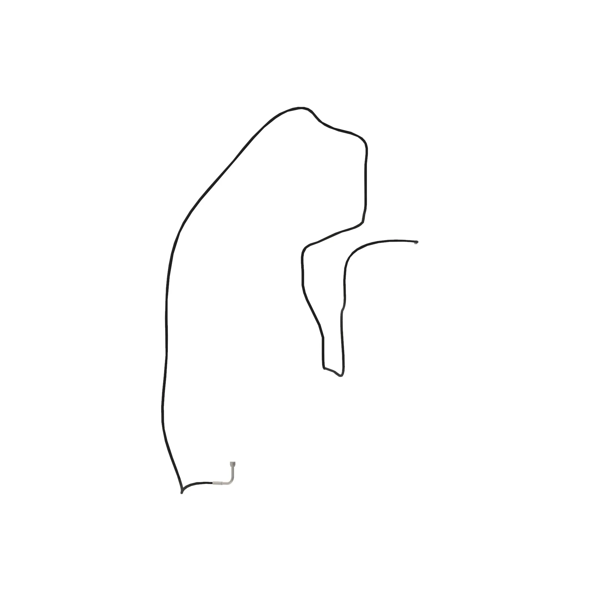 REFRIGERANT HOSE, REAR