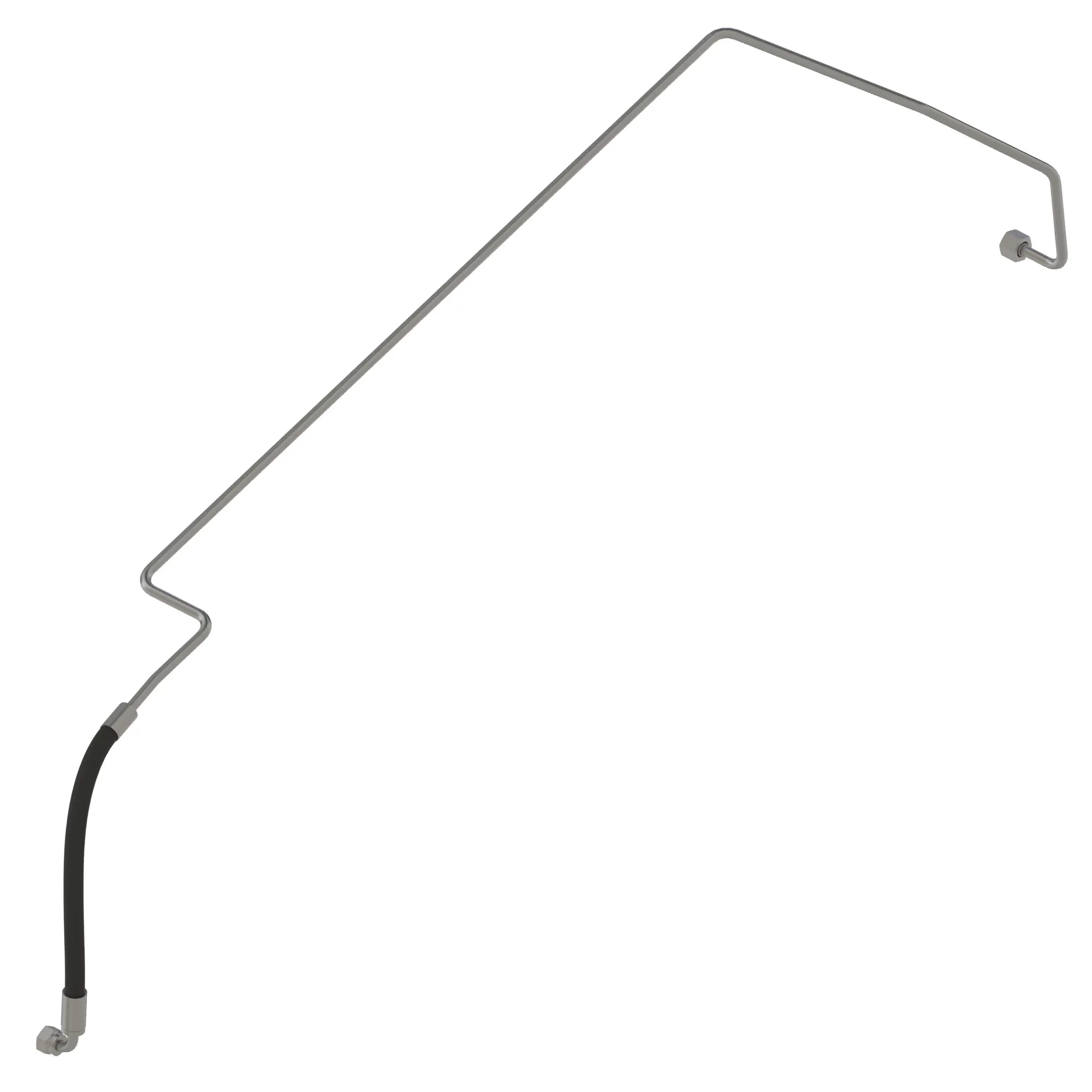 John Deere Brake Work Oil Line, Left Side - RE557352