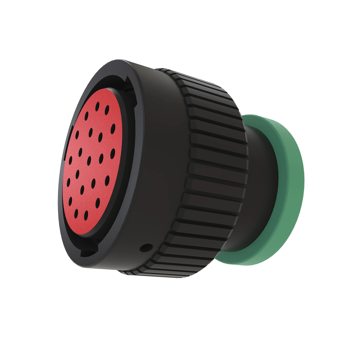 John Deere Black External Electrical Connector Terminal, 21 Cavities - 57M9693