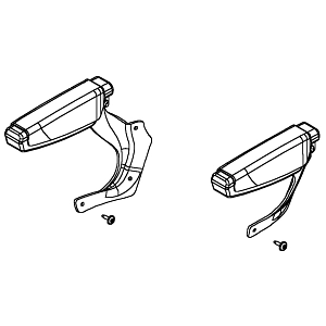 Heavy Duty Steel Front Bumper Brush Guard Kit For John Deere X300 & X500 Series Lawn Tractors - Replaces OEM BM23057