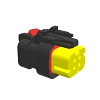 TYCO AMPSEAL16 4W RCPT SLD YLW PLST