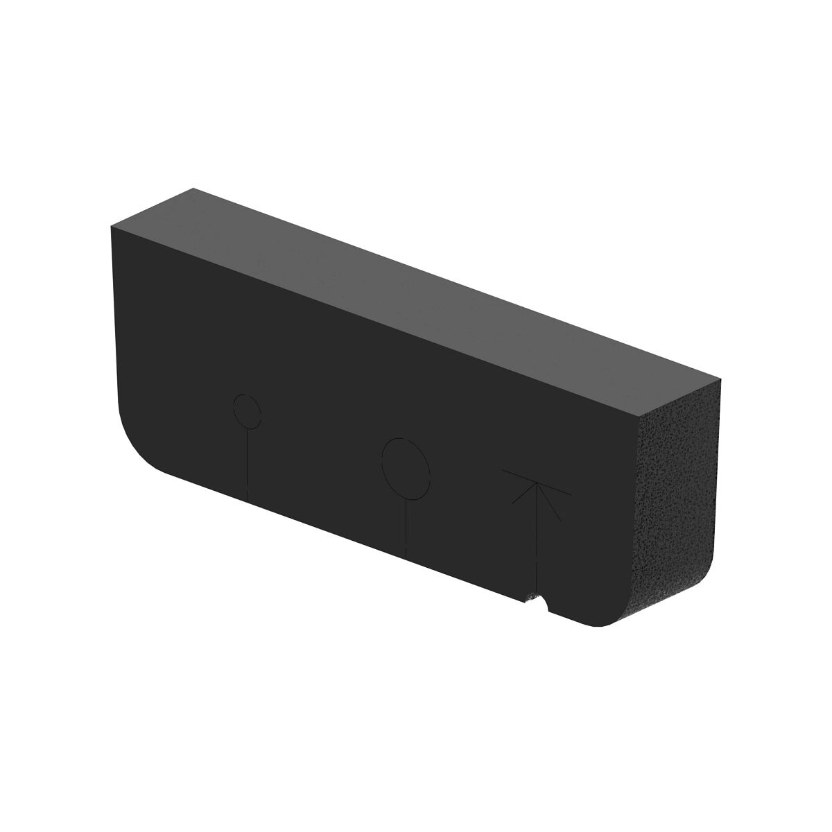 John Deere Inner Roof Gasket, Front, Left Side - L223091