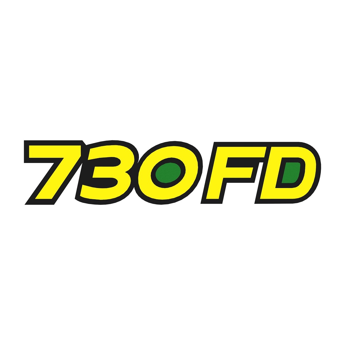 Label, Model 730 Fd Draper